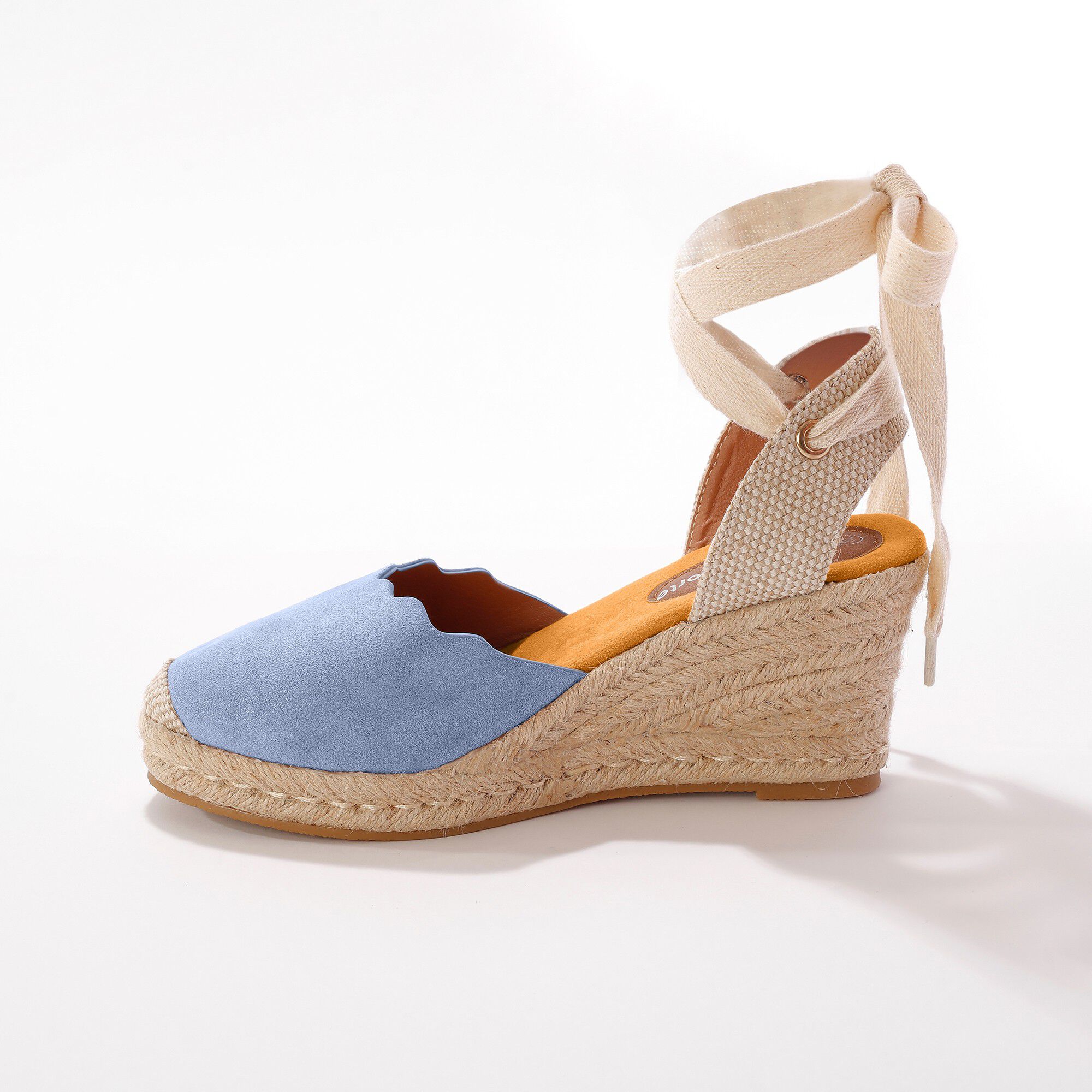 Valentino Garavani rockstud denmin dames sleehak espadrille blauw - Vind je  in Sneakerstad