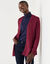 Gilet porter ouvert, maille toucher doux (prune)