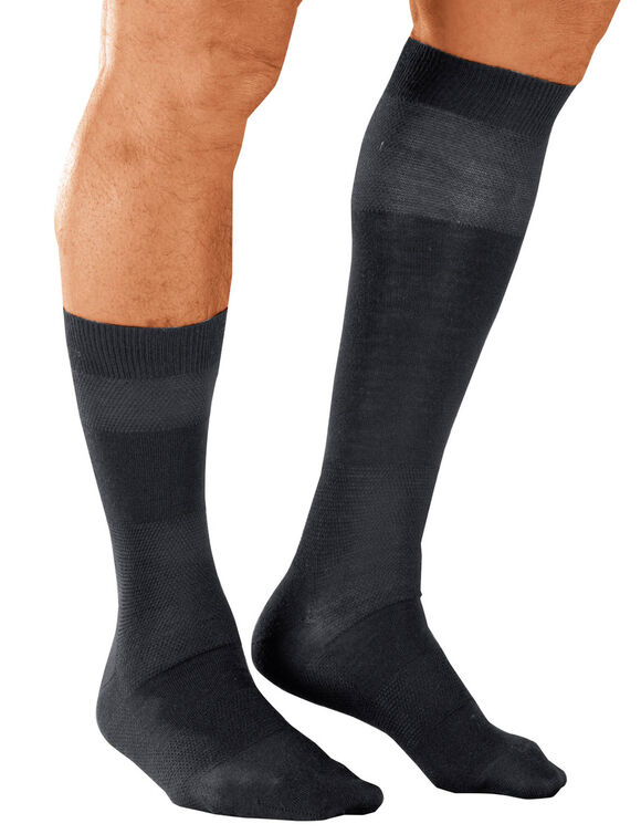 Mi-chaussettes laine effet massant - lot de 2 paires (gris)