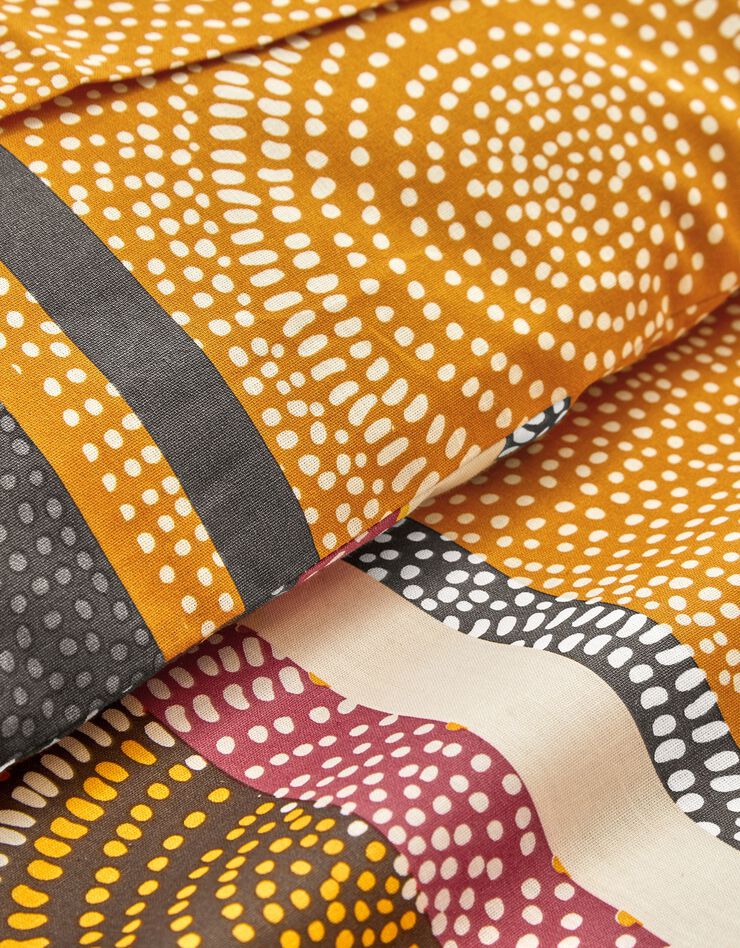 Linge de lit Youssou coton (chocolat)