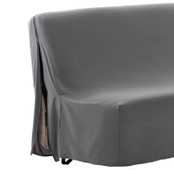 Housse canap&eacute; BZ en microfibre (gris anthracite)