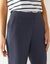 7/8-broek in slimmodel, effen (marine)