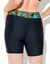 Short de bain long Cambuja (noir / vert)