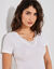 T-shirt manches courtes dentelle (blanc)