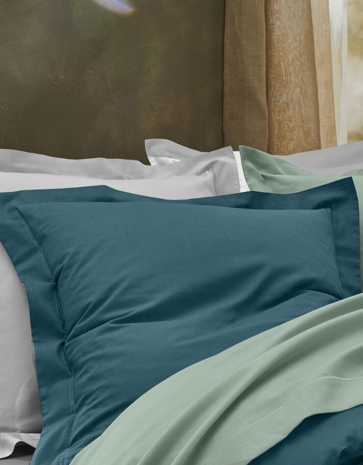 Linge de lit uni coton (cèdre)