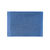 Badmatje van badstof met chevron-patroon met sierrand (felblauw)