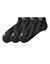 Chaussettes basses matelassées quarter - lot de 3 paires (noir) Chaussettes basses matelassées quarter - lot de 3 paires (noir)