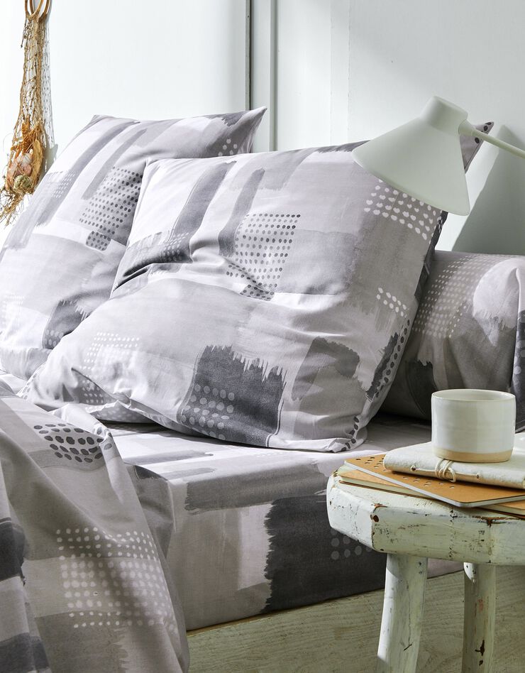 Linge de lit Mani - coton polyester (gris)