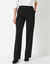 Pantalon &eacute;l&eacute;gant droit, uni (noir)