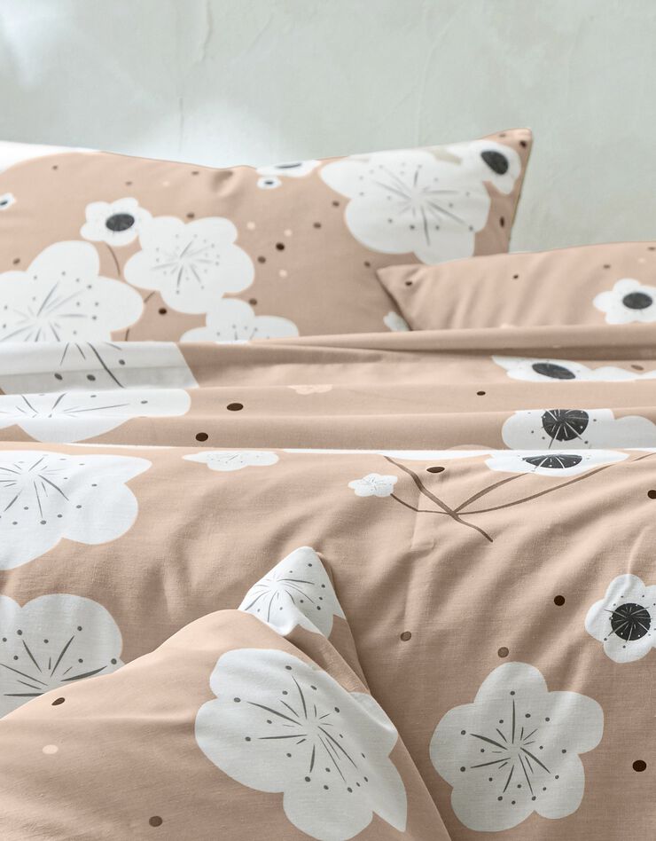 Linge de lit Nagoya - polycoton, beige Linge de lit Nagoya - polycoton, beige, hi-res image number 1