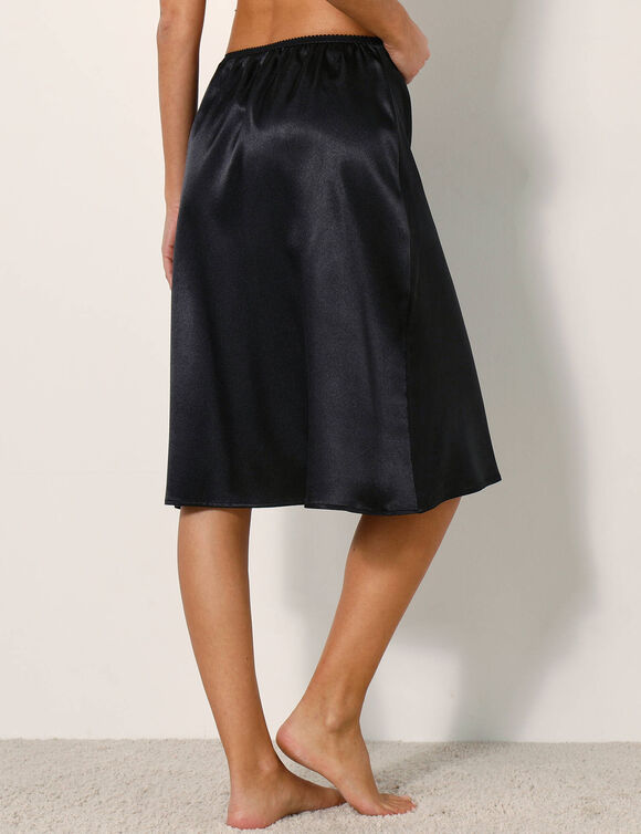 Jupon effet lissant et antistatique - long 60 cm (noir)