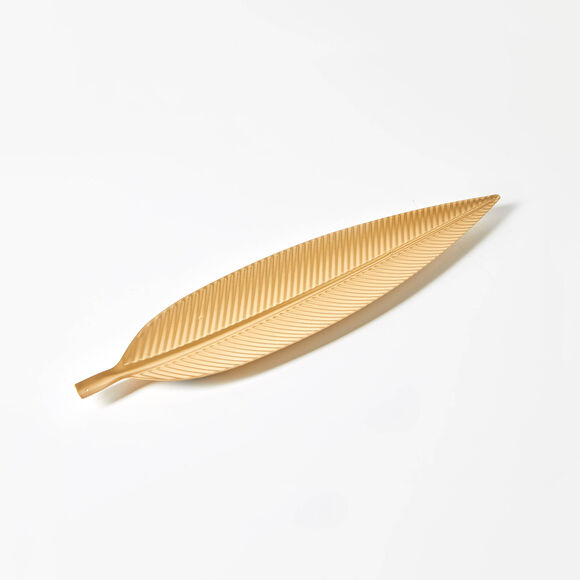 Centre de table feuille dorée (doré)