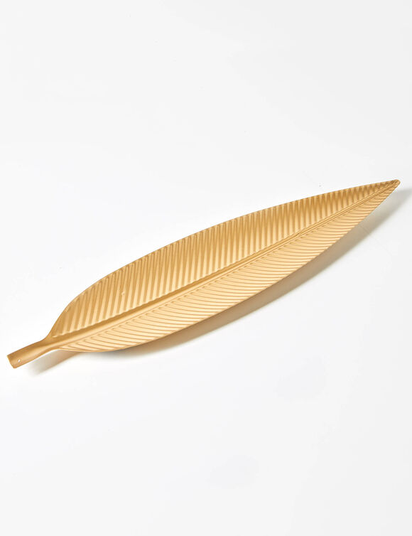 Tafeldecoratie, goudkleurig blad (goudkleurig)