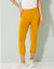3/4-legging met knopen onderaan (kerrie)