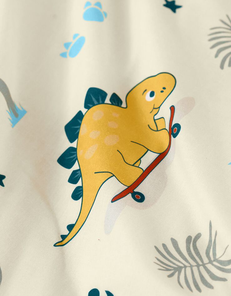 Linge de lit enfant à motifs skate Dinoroul 1 personne - coton, blanc Linge de lit enfant à motifs skate Dinoroul 1 personne - coton, blanc, hi-res image number 5