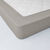 Drap-housse uni flanelle bonnets 32 cm (taupe)