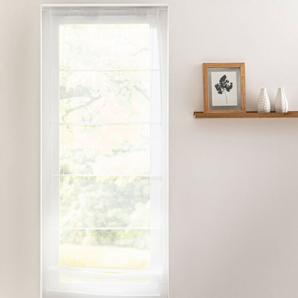 Store bateau &eacute;tamine (blanc)