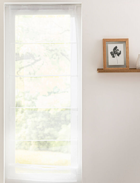 Store bateau étamine (blanc)