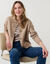Vest met knopen, van gerecycled polyester** (chin&eacute; grijsbeige)