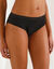 Slip menstruel en coton biologique (**) lavable - flux abondant (noir)