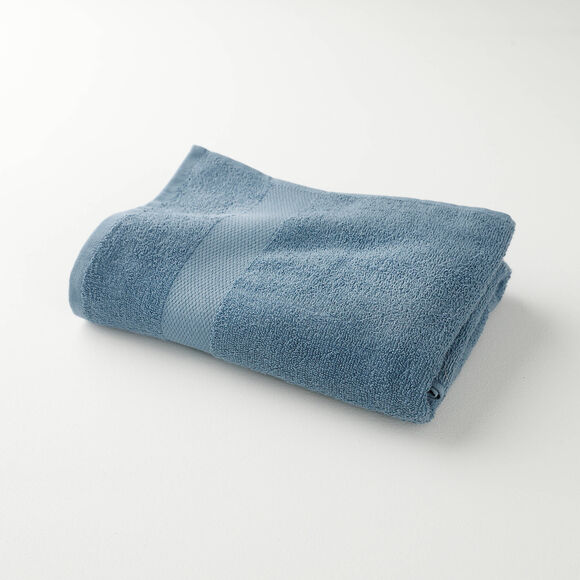 &Eacute;ponge coton - 350g/m&sup2; (bleu jean)