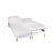 Drap-housse uni sommier articulé coton - bonnets 26 cm (blanc)