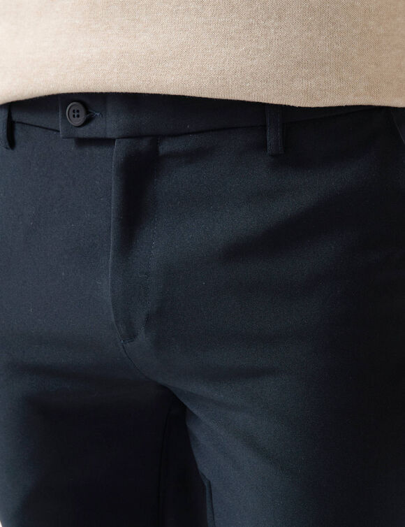 Pantalon ceinture ajustable invisible - polyester (marine)