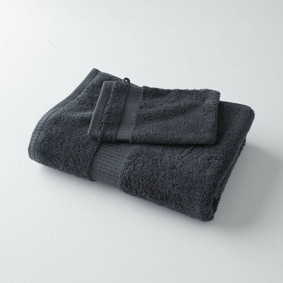 Collectie effen badhanddoeken 640g/m2, prestige comfort (CARBONGRIJS)