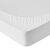 Matrasbeschermer in absorberend molton 400 g/m2, hoes 30 cm (wit)