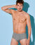 Open slip met hoge taille - set van 2 (chiné grijs)