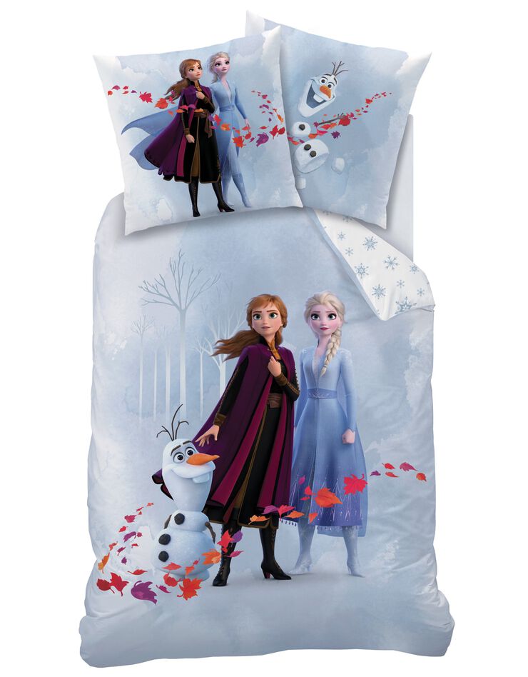 Lakenset kinderen, Trio Frozen® - katoen (blauw)