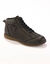 Leren boots met veters en rits (zwart)