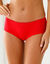 Shorty in stretchkatoen met kersenprint - Set van 4 (rood)