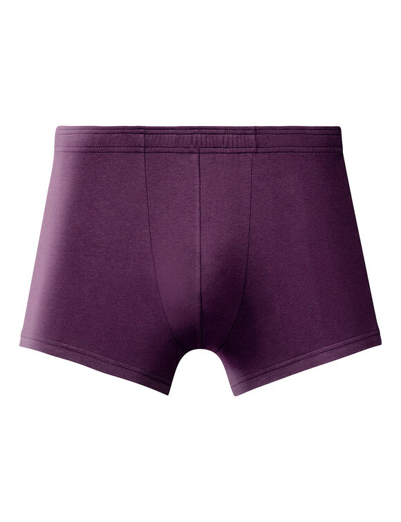 Boxer uni ceinture &eacute;lastiqu&eacute;e recouverte - lot de 5 (kaki + violet + bleu)