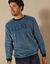 Relax pyjama in harig tricot, pluchetouch (blauw / marine)
