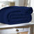 Couverture microfibre (marine)