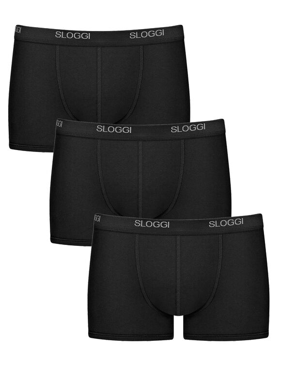 Shorty Basic® - set van 3 (zwart)