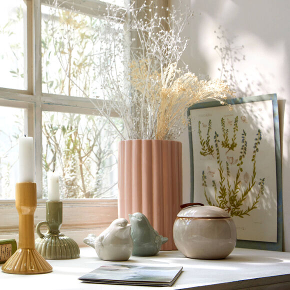Pot en céramique (beige)