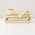 Couverture bicolore pure laine 800 g/m² (écru)