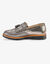 Mocassins met plateauzool, franjes en pompons (bronskleur)
