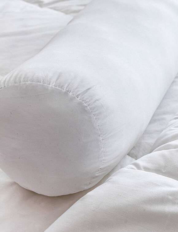 Traversin microfibre confort moelleux (blanc)