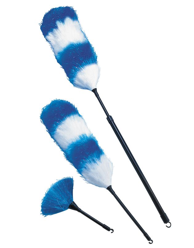 Plumeaus - set van 3 (wit/blauw)