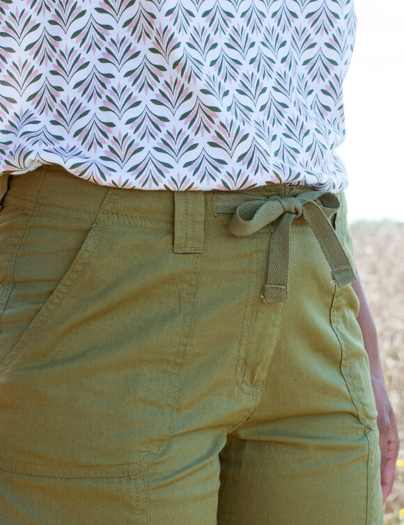 Bermuda battle, retroussable (kaki)