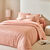 Linge de lit satin uni (blushroze)