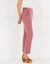 7/8-broek in slimmodel, effen (rozenhout)