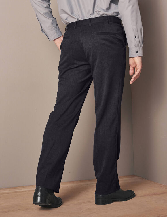 Pantalon ville ceinture ajustable invisible - polylaine (gris anthracite)