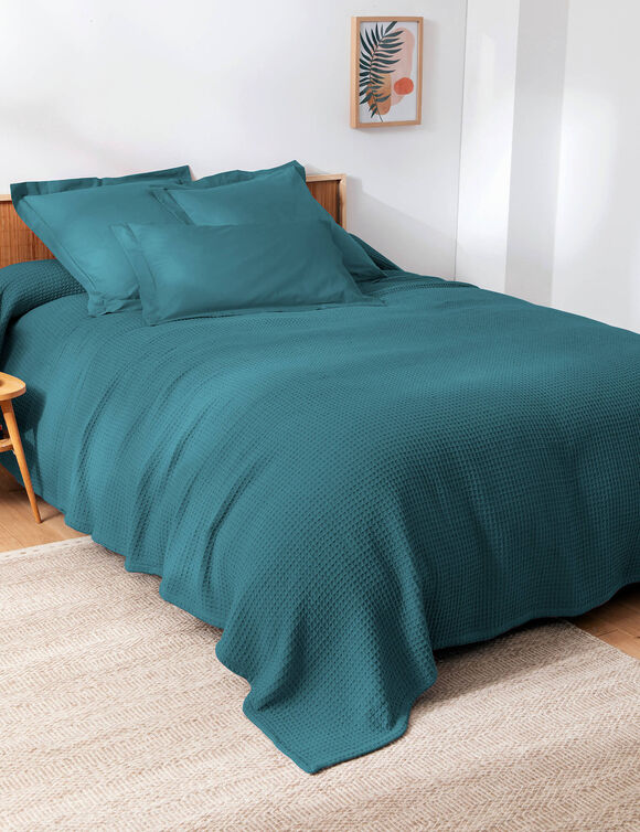 Couverture climatisante nid d'abeille 350 g/m&sup2; (c&egrave;dre)