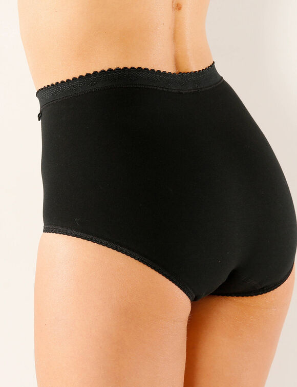 Culotte maxi Control - lot de 2 (2 noir)