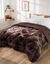 Dubbelzijdig synthetisch dekbed, 350 g/m&sup2; (chocolade)