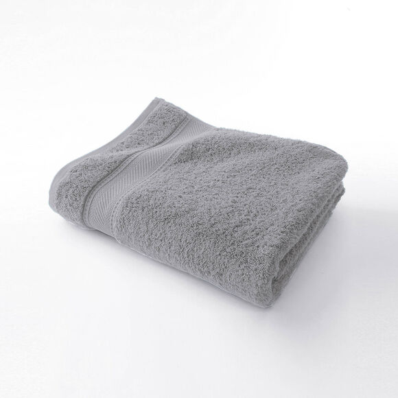 Collection serviettes de bain unies 540g/m2 confort luxe  (gris)